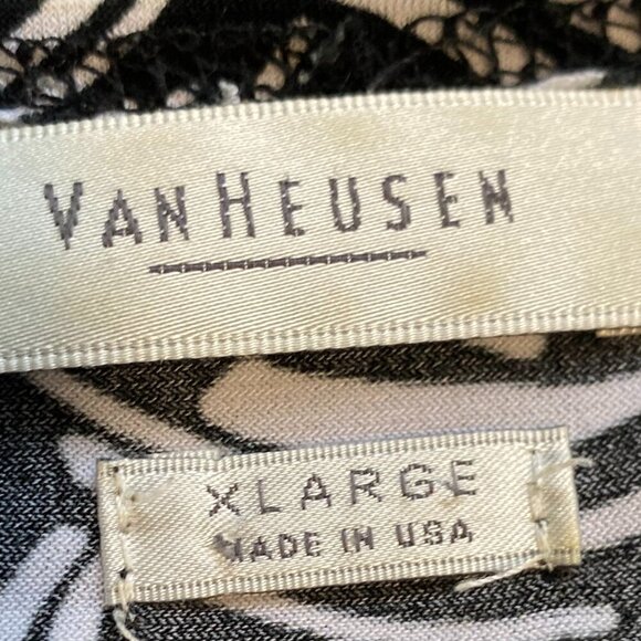 Van Heusen V-Neck Fitted Stretchy Top Short Sleeve Tee Shirt‎ Size XL - Picture 5 of 6